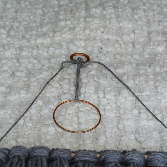 Handmade Yarn Wall Hanging - Picture 2 of 6